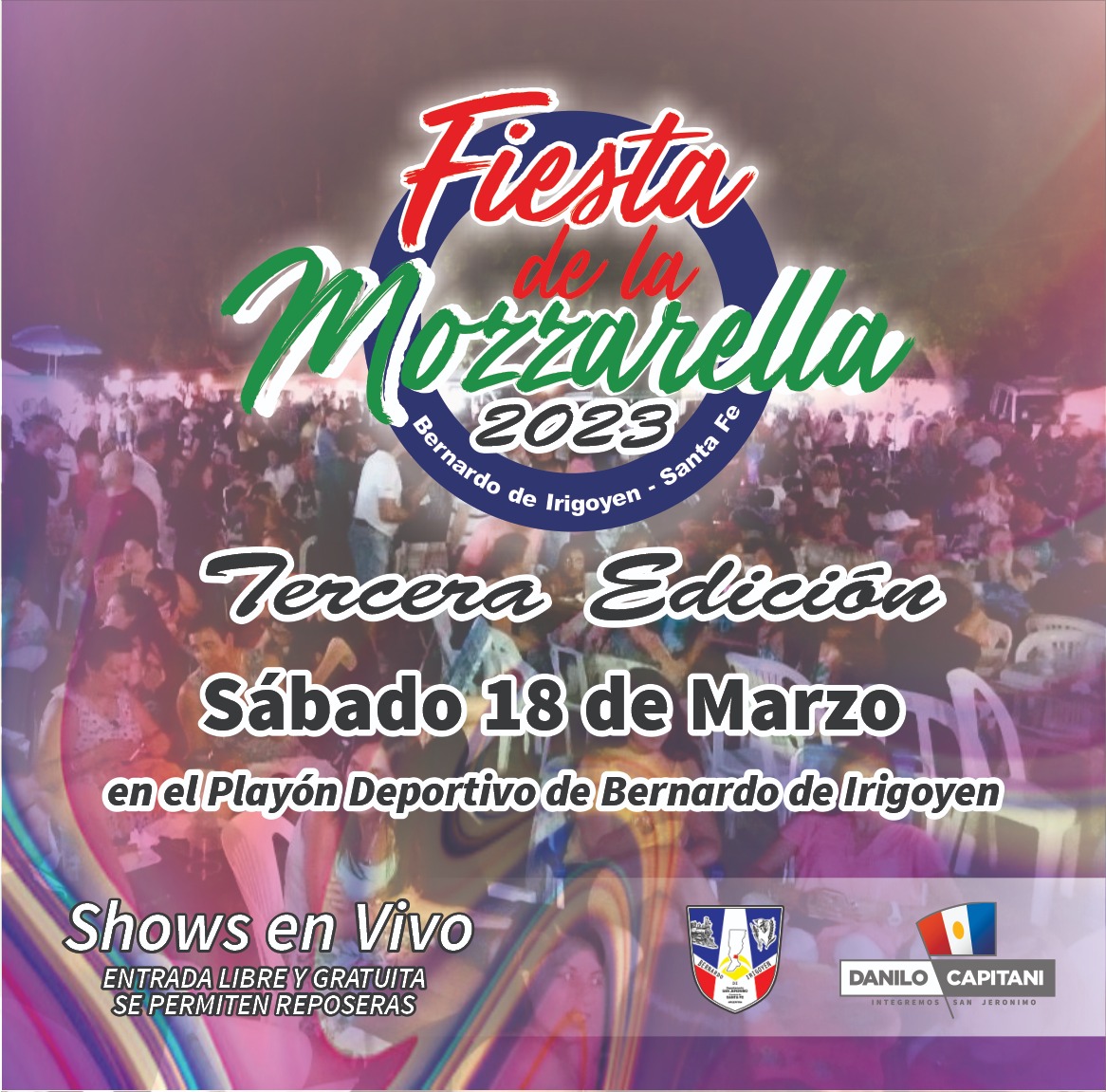 LLEGA LA FIESTA DEPARTAMENTAL DE LA MOZZARELLA A BERNARDO DE IRIGOYEN