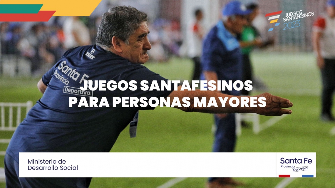 LANZARON LOS JUEGOS SANTAFESINOS PARA PERSONAS MAYORES