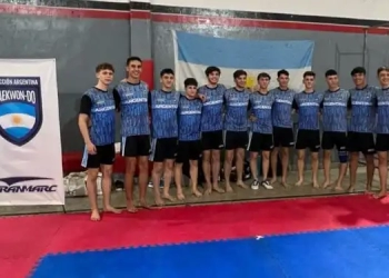 MAURICIO MAGGIONI CAPITÁN EN SU CATEGORÍA DE LA SELECCIÓN ARGENTINA DE TAEKWONDO