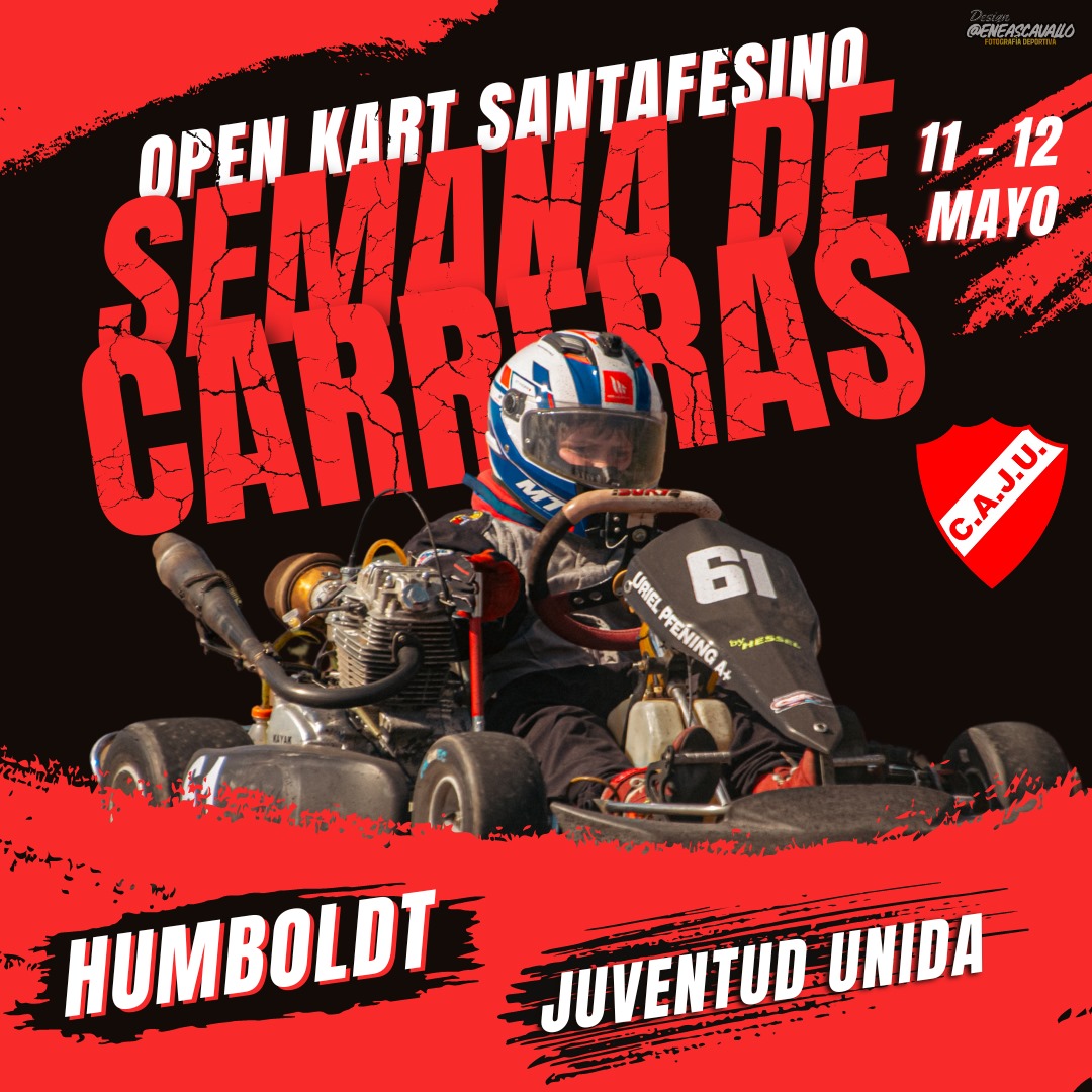 OPEN KART SANTAFESINO: El Circuito Club Juventud Unida de HUMBOLDT abre sus puertas para darle continuidad al calendario
