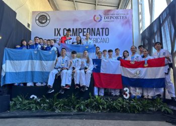 SUDAMERICANO DE TAEKWONDO EN PARAGUAY: MAURICIO MAGGIONI TRAJO 3 MEDALLAS