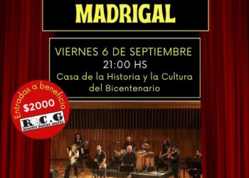 ¡No te pierdas el concierto de Madrigal! en la Casa de la Historia y la Cultura del Bicentenario