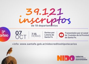 Créditos Nido: más de 39 mil santafesinos de toda la provincia participan del tercer sorteo