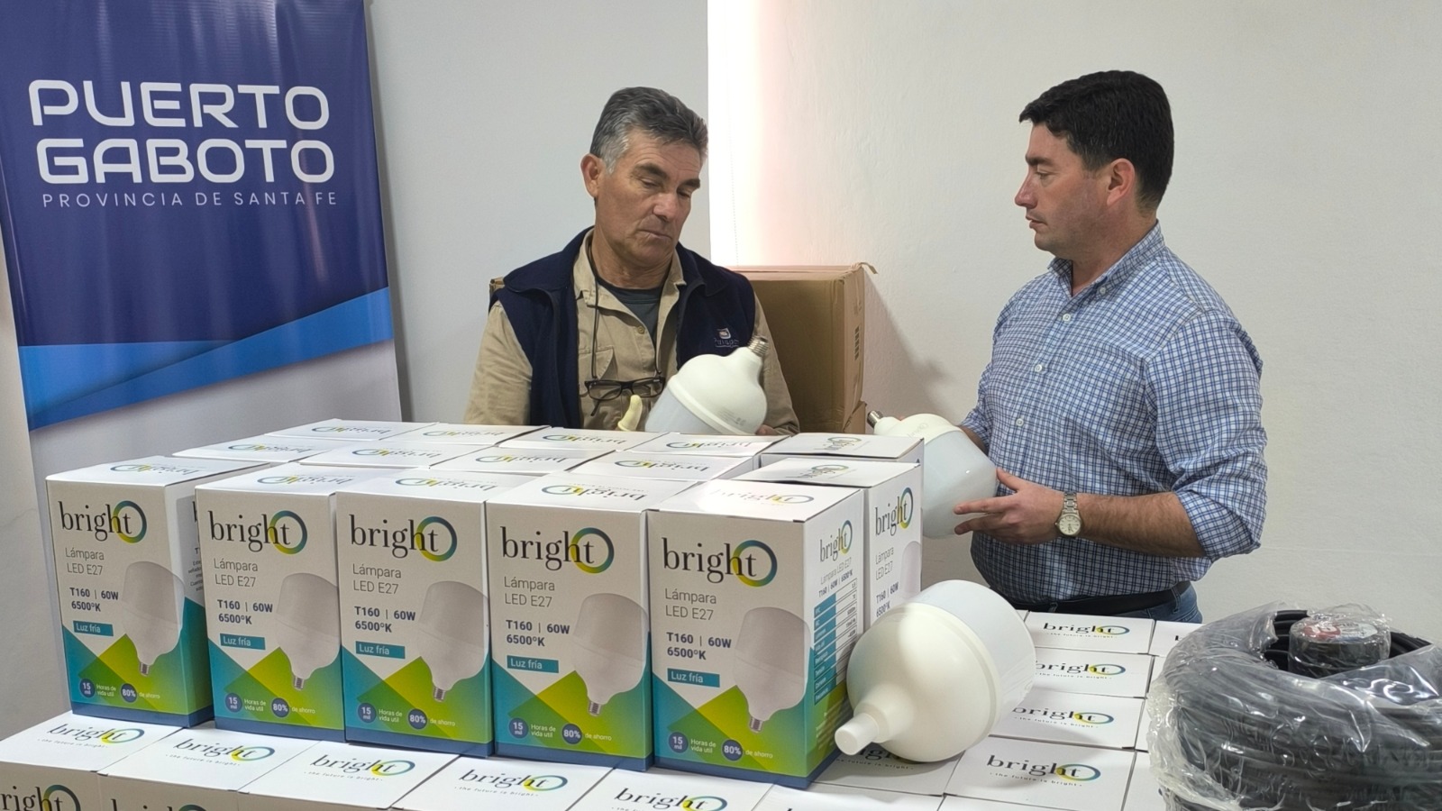 PUERTO GABOTO APUESTA A LA TECNOLOGÍA LED PARA MEJORAR LA ILUMINACIÓN PÚBLICA