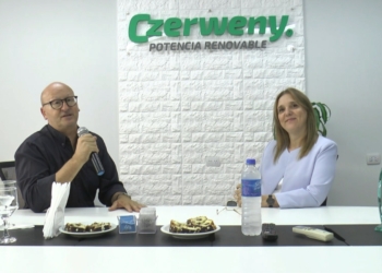 EFECTO DOMINÓ STREAMING : Mirá la entrevista a María Carina Ayub, presidente de Czerweny.
