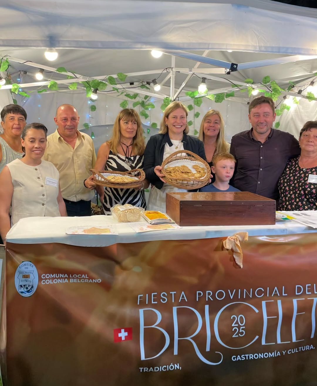 Gisela Scaglia participó de la Fiesta Provincial del Bricelet en Colonia Belgrano