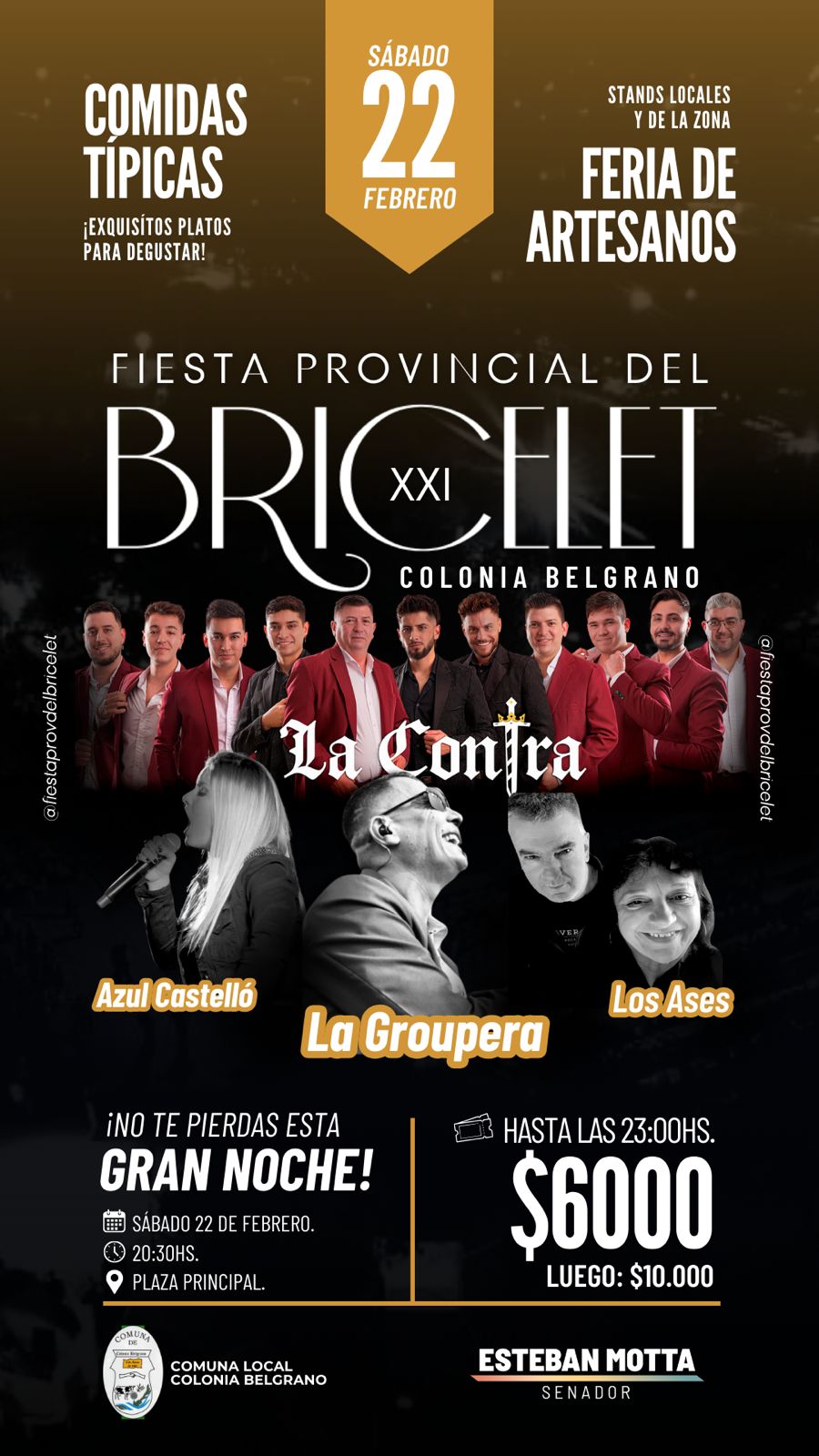LLEGA LA FIESTA PROVINCIAL DEL BRICELET 2025