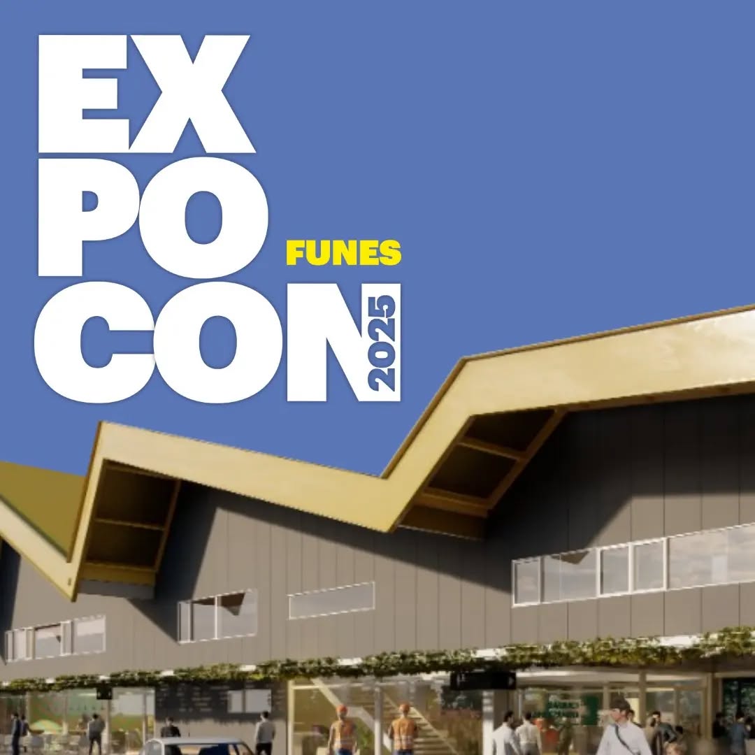 LLEGA EXPOCON 2025, FUNES: DEL 3 AL 6 DE ABRIL, CIUDAD INDUSTRIA, SANTA FE