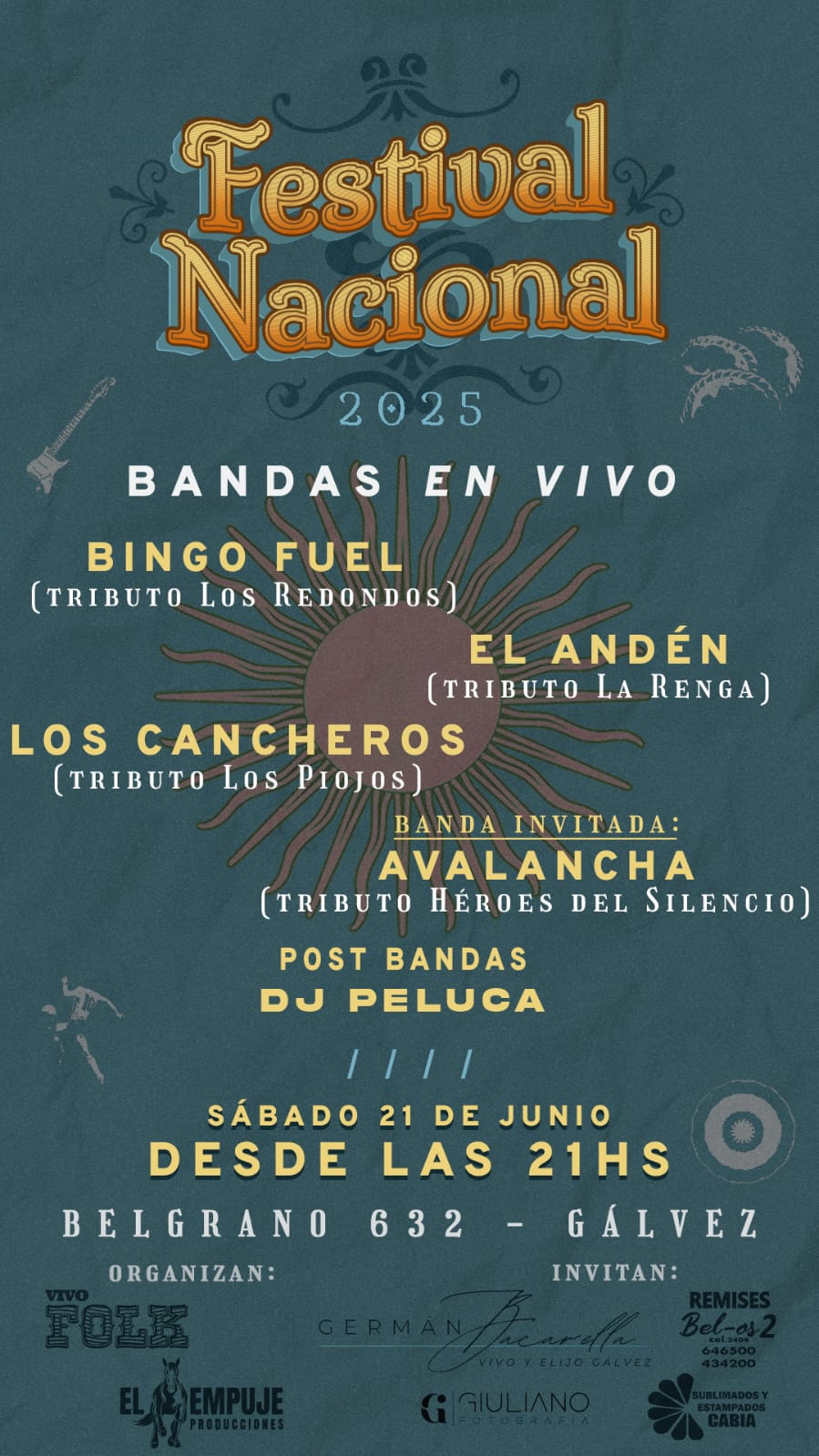 GÁLVEZ Y LA REGIÓN EN MOVIMIENTO: CALENDARIO DE EVENTOS