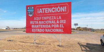 Provincia señaliza rutas nacionales con carteles “por el estado catastrófico” en que se encuentran