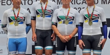 MARTÍN HUERGA BRILLÓ EN EL PANAMERICANO DE CICLISMO: ORO Y DOS BRONCES EN PARAGUAY