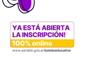 Ya está habilitada la inscripción al Boleto Educativo 2026