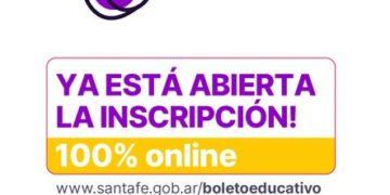 Ya está habilitada la inscripción al Boleto Educativo 2026