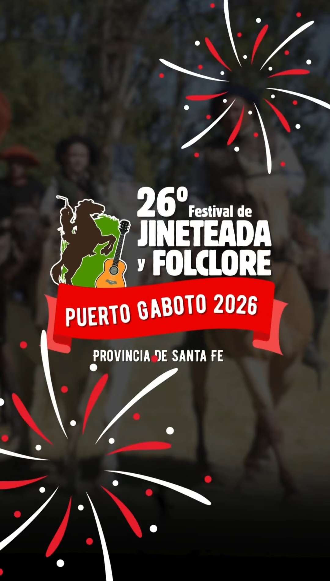 Puerto Gaboto se viste de tradición con una gran jineteada y bailanta chamamecera