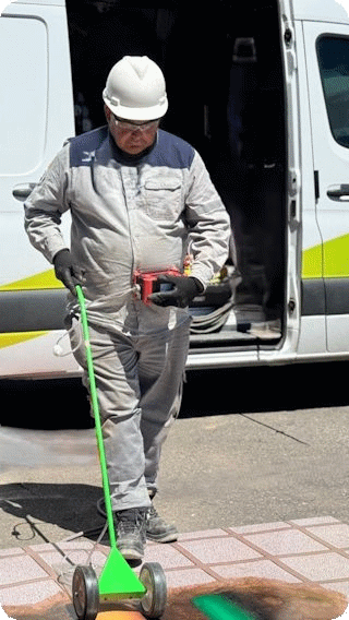 Litoralgas realiza una búsqueda sistemática de fugas de gas en pueblos y ciudades de la región