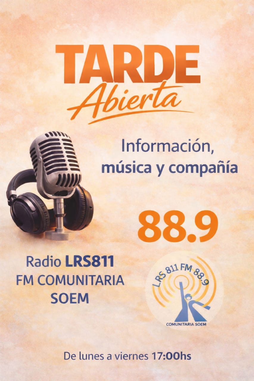 Leo Miola estrenó “Tarde Abierta” en FM Comunitaria SOEM