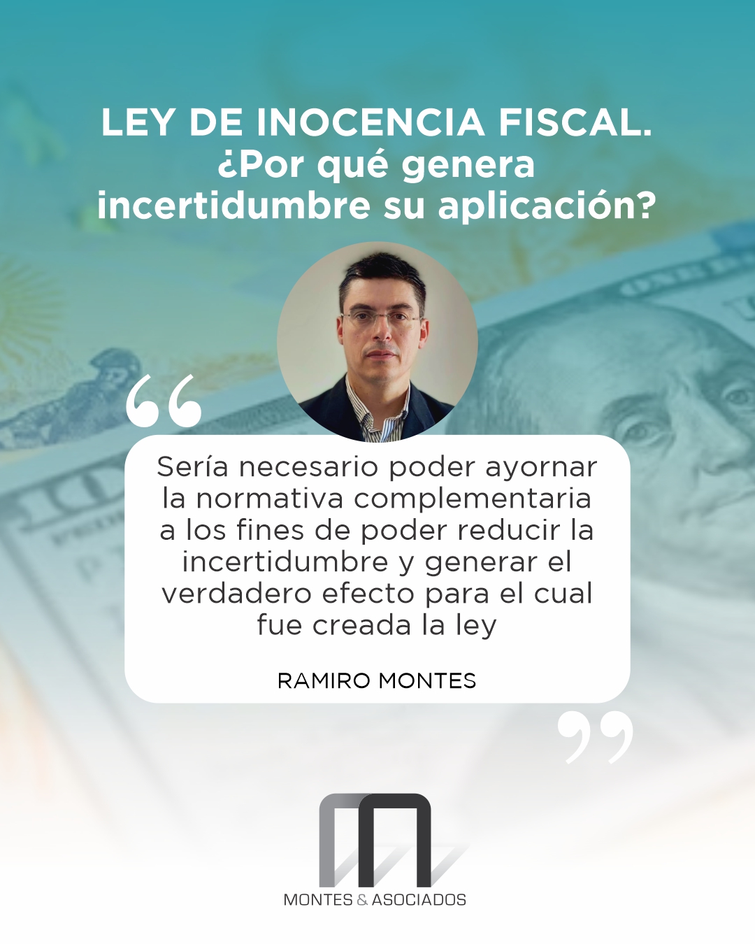 Ley de Inocencia Fiscal ¿Por qué genera incertidumbre su aplicación? Por Ramiro Montes