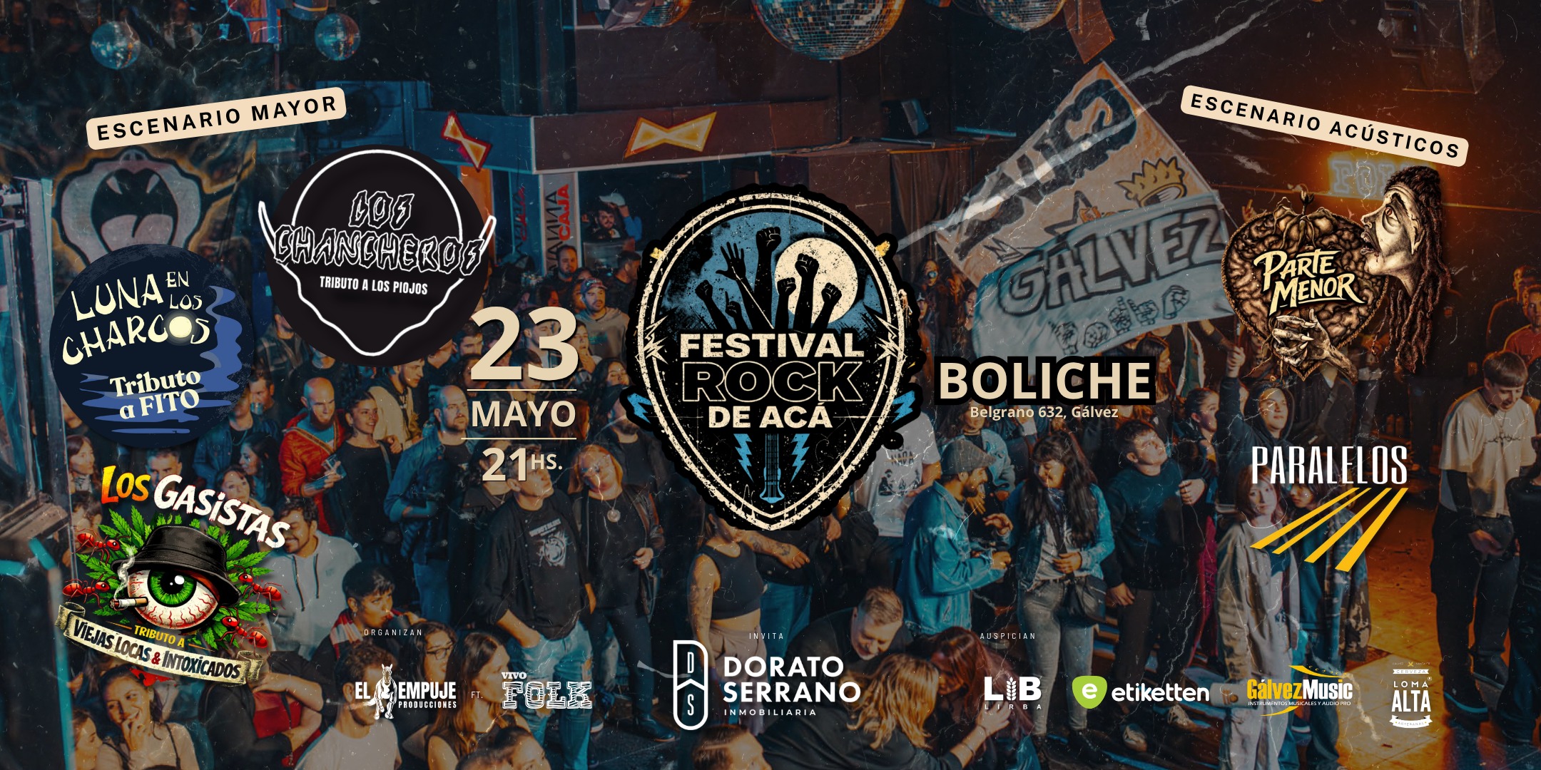 FESTIVAL ROCK DE ACÁ – 2DA EDICIÓN