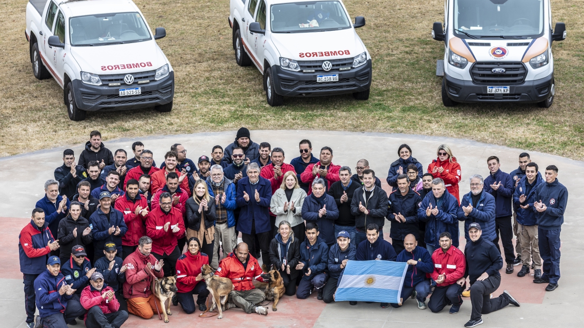 Orgullo santafesino: regresó la brigada USAR que envió el Gobierno provincial a la cooperación humanitaria en Venezuela