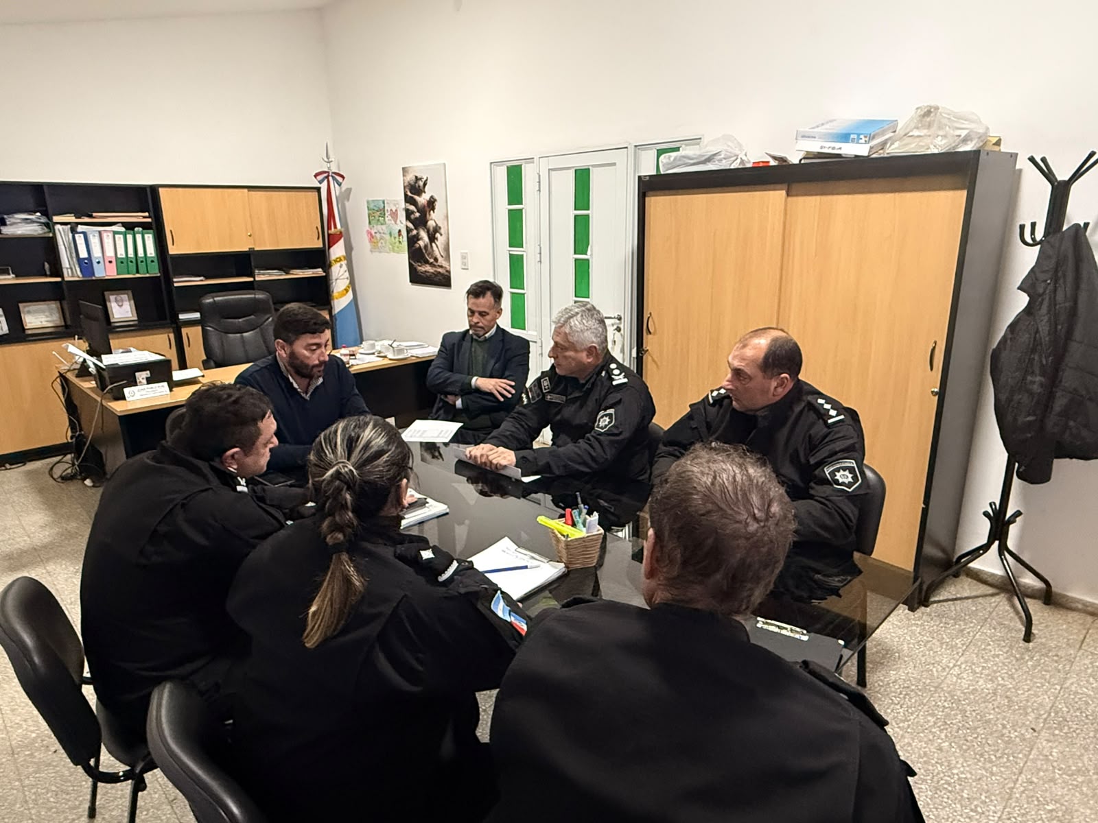 Reunión para reforzar la seguridad en Puerto Gaboto