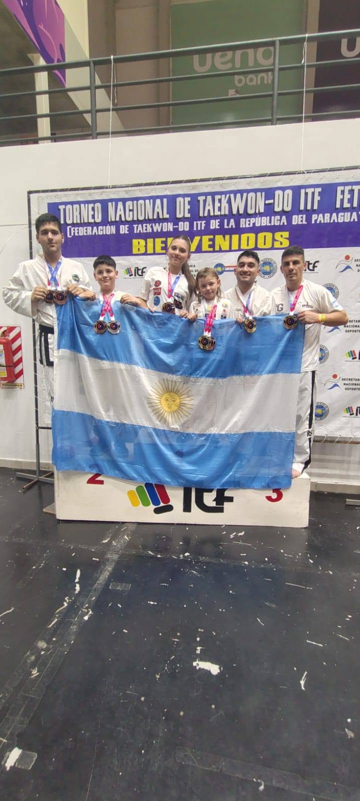 Taekwondo: destacados resultados para Gálvez en un Open internacional en Paraguay