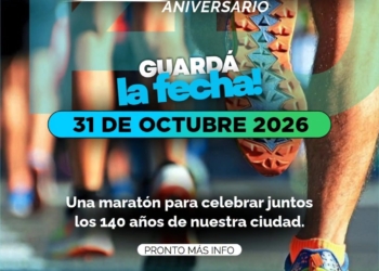 Este año celebramos los 140 años de Gálvez de una manera muy especial: corriendo juntos.