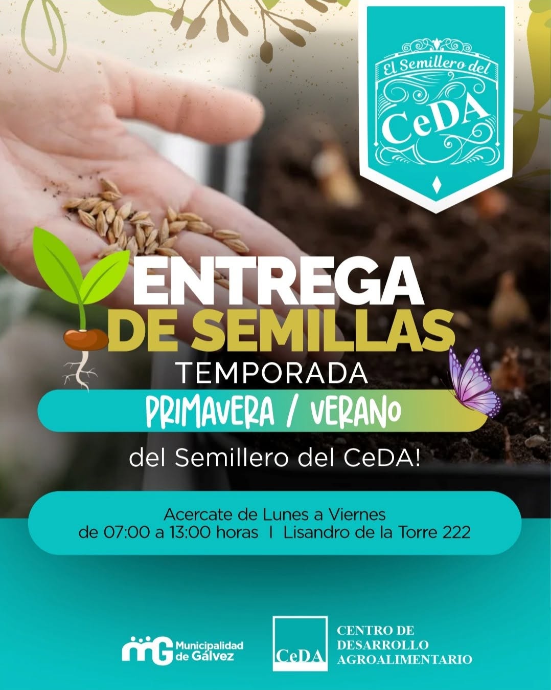 Comienza la entrega de semillas para la temporada primavera-verano