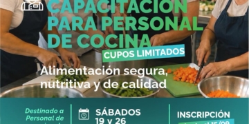 Capacitación gratuita para personal de cocina: herramientas para una alimentación segura y de calidad