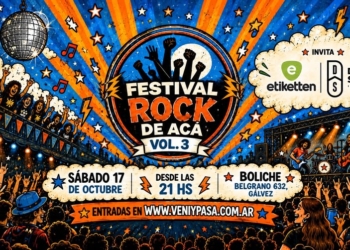 Festival Rock de Acá – Vol. 3: una nueva noche a puro rock en Gálvez