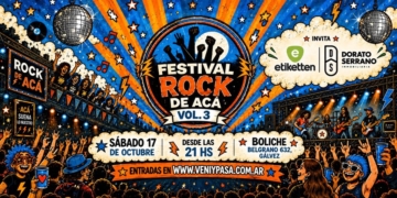Festival Rock de Acá – Vol. 3: una nueva noche a puro rock en Gálvez