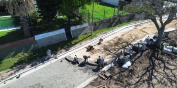 La Provincia y la municipalidad de Coronda transforman la costanera con una obra que alcanza el 65 % de avance